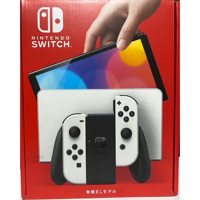 Nintendo Switch(ニンテンドースイッチ)のNintendo Switch 有機ELモデル　ホワイト新品未使用 エンタメ/ホビーのゲームソフト/ゲーム機本体(家庭用ゲーム機本体)の商品写真