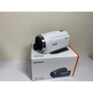 SONY - SONY デジタルビデオカメラ HDR-CX680(W)