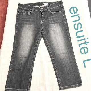 エンスウィート(ensuite)のensuite エンスイート デニムハーフパンツL 匿名配送(ハーフパンツ)