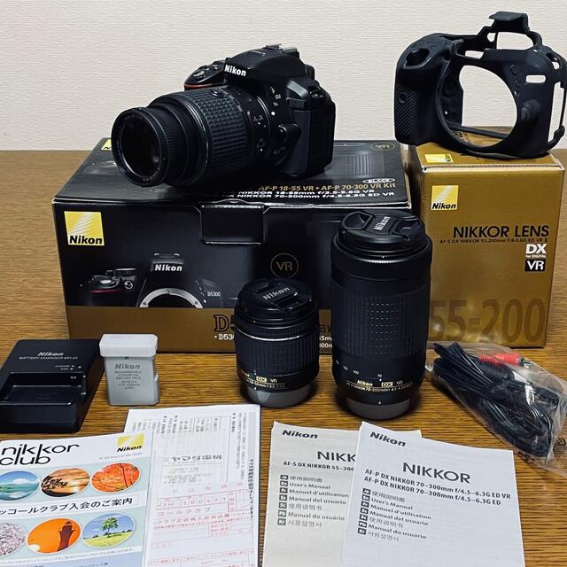 【美品】Nikon D5300 +レンズ3本Nikon