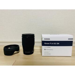 SONY - SIGMA 16mm F1.4 DC DN | Sony Eマウント　単焦点