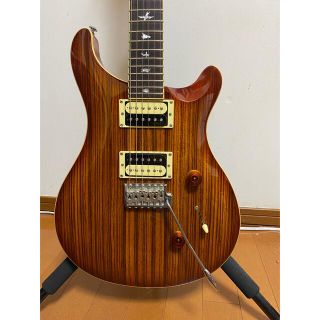 ピーアールエスピーアール(PRSPR)のPRS SE custom24 zebrawood(エレキギター)