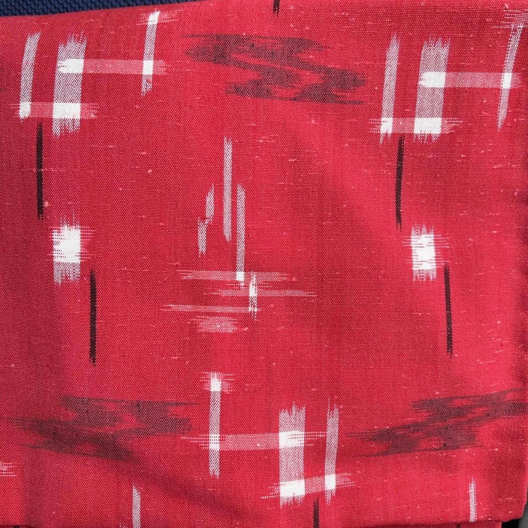 ウール絣柄　単着物　昭和レトロ　美品 レディースの水着/浴衣(着物)の商品写真