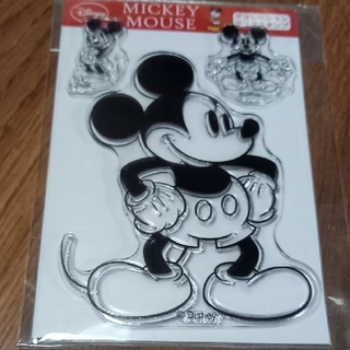ディズニー(Disney)のミッキーマウススタンプ(印鑑/スタンプ/朱肉)