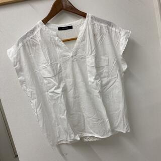 ダブルクローゼット(w closet)のダブルクローゼット　胸ポケットシャツ(シャツ/ブラウス(半袖/袖なし))