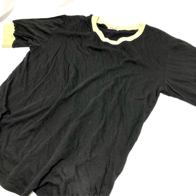 Marni(マルニ)のUSED マルニ MARNI 七分丈 スウェット 半袖 Tシャツ 2枚セット メンズのトップス(Tシャツ/カットソー(半袖/袖なし))の商品写真