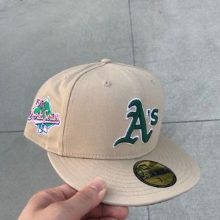 NEW ERA - 5/8 Newera 59fifty オークランドアスレチック ワールド