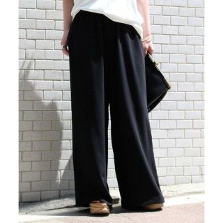 ドゥーズィエムクラス 18SS standard ネイビーワイドパンツ 36 紺