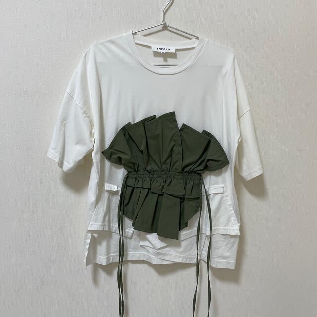 enfold Cut Layered Tシャツ