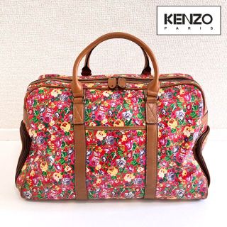 ケンゾー(KENZO)のKENZO ケンゾー 花柄 シューズ収納付 ゴルフバッグ ボストンバッグ(ボストンバッグ)