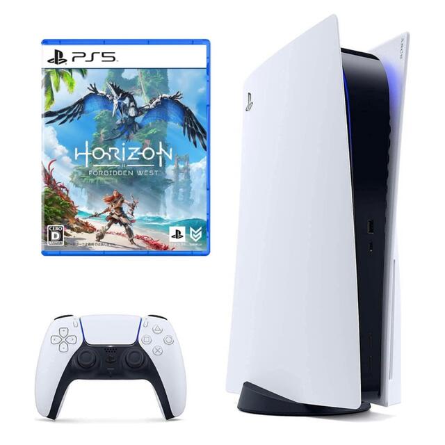 エンタメ/ホビーPlayStation 5 + Horizon Forbidden セット