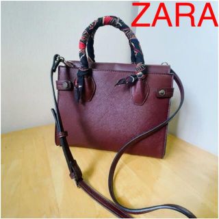 ザラ(ZARA)のZARA/ハンドバッグ ショルダーバッグ (スカーフハンドル)(ショルダーバッグ)