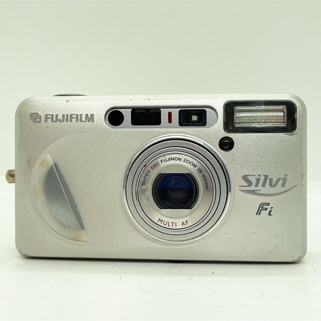 富士フイルム(フジフイルム)の【完動品】Fuji Silvi Fi フィルムカメラ コンパクトカメラ スマホ/家電/カメラのカメラ(フィルムカメラ)の商品写真