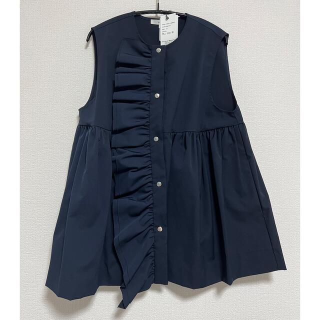 完売品・美品】yori ダブルフリルジレ 36 ネイビー | florariabliss.ro