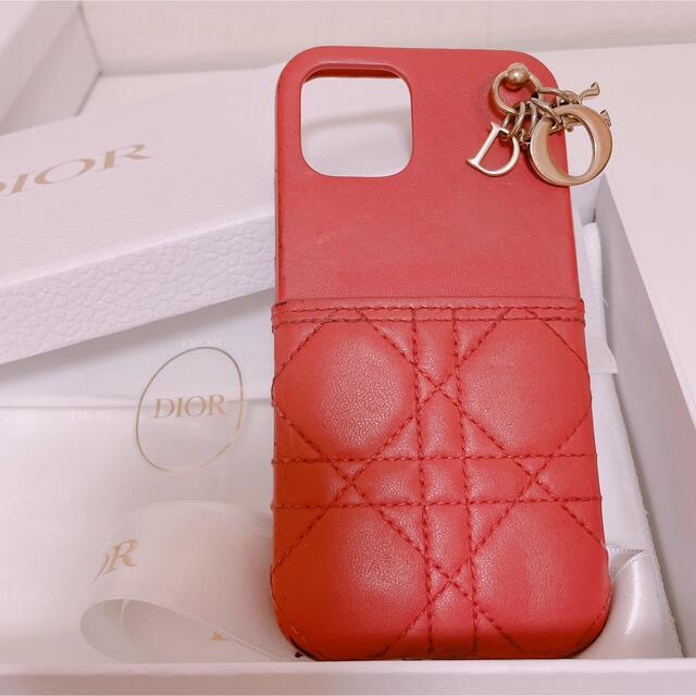 Dior(ディオール)のディオール　スマホケース　iPhoneケース　ピンク　濃いピンク スマホ/家電/カメラのスマホアクセサリー(iPhoneケース)の商品写真