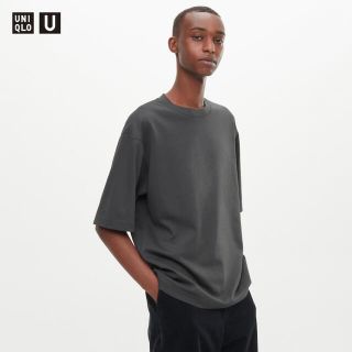 ユニクロ(UNIQLO)の新品！ ユニクロ U エアリズムコットンオーバーサイズ Tシャツ ショートパンツ(Tシャツ/カットソー(半袖/袖なし))