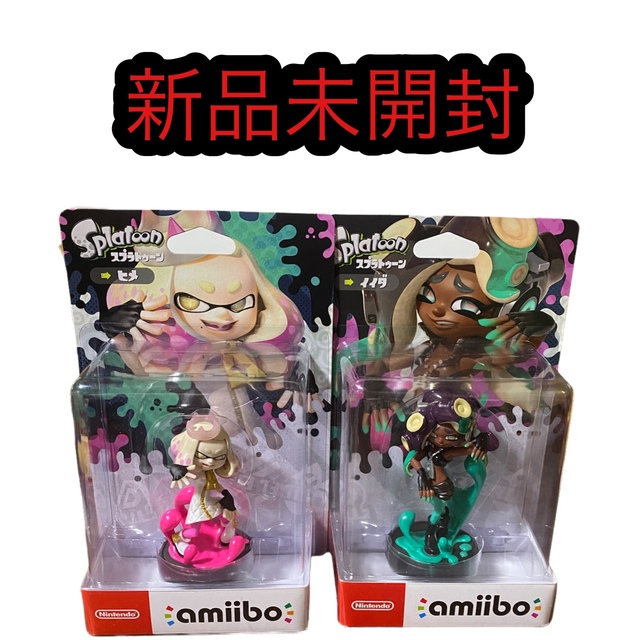 新品未開封】amiibo スプラトゥーン タコボーイ タコガール ヒメ