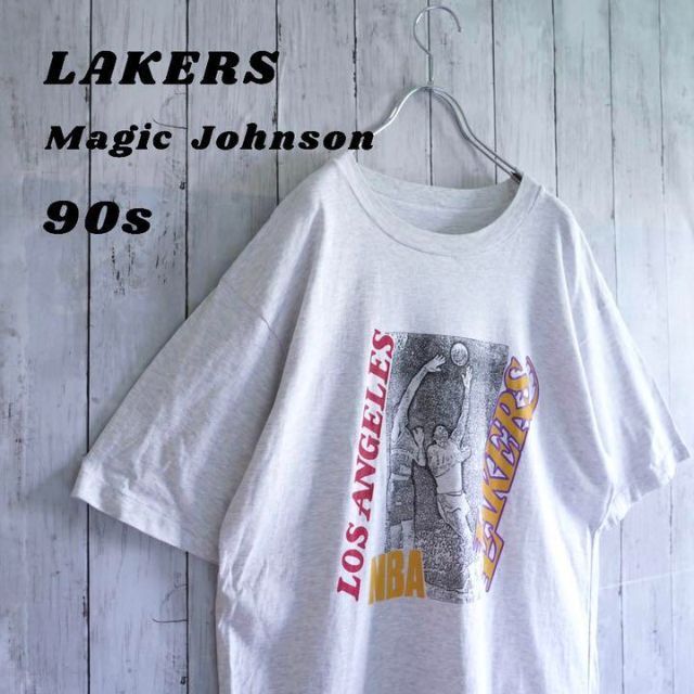 【激レア】レイカーズ　マジックジョンソン　Tシャツ　NBA 90s 半袖　バスケ