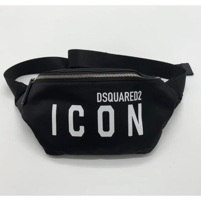 DSQUARED2 ICONロゴプリントボディバッグ ベルトバッグ