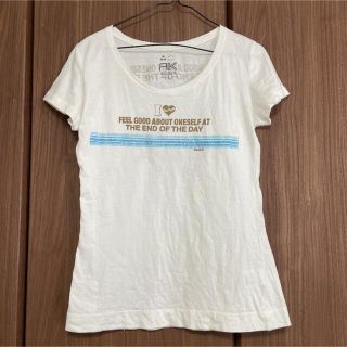 ラスケー(RUSS・K)のラスケー Tシャツ レディース 半袖 夏服 サーフィン 白T(Tシャツ(半袖/袖なし))