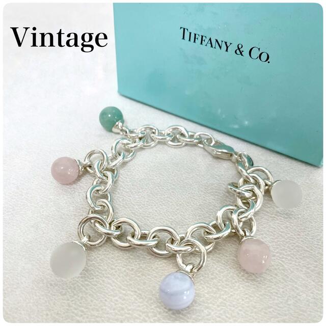 Tiffany & Co.(ティファニー)の希少✨TIFFANY ティファニー ブレスレット シルバー925 ストーン レディースのアクセサリー(ブレスレット/バングル)の商品写真