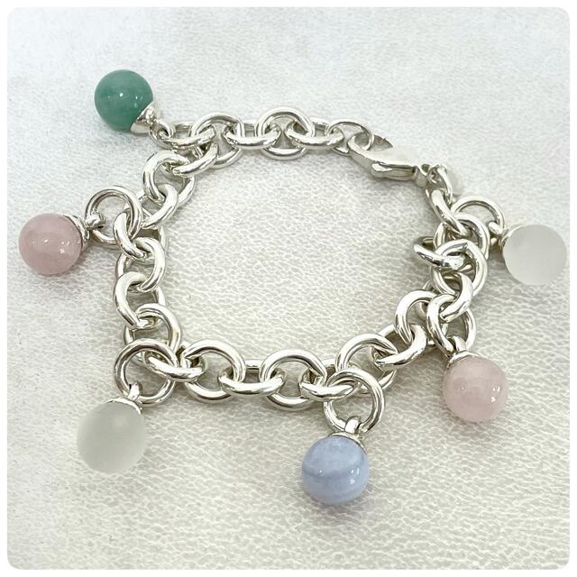 Tiffany & Co.(ティファニー)の希少✨TIFFANY ティファニー ブレスレット シルバー925 ストーン レディースのアクセサリー(ブレスレット/バングル)の商品写真