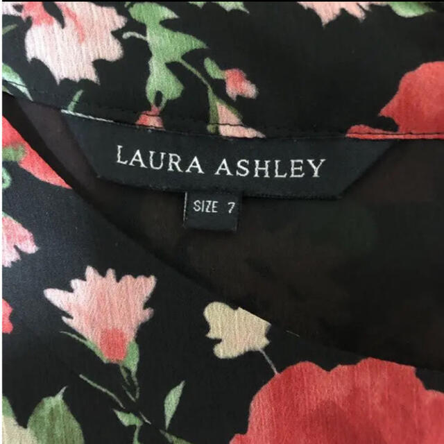 めたお LAURA ASHLEY 花柄 ロングワンピース サイズ7 S ERnlB