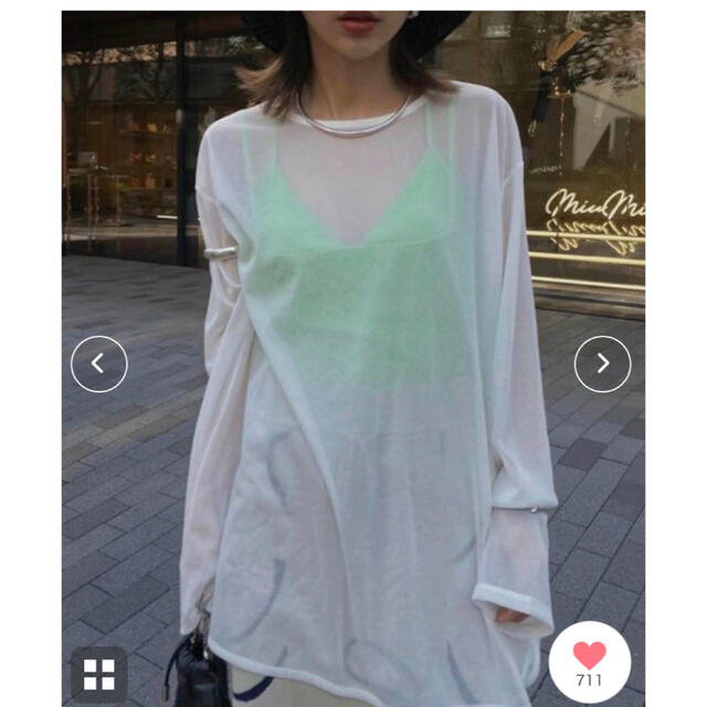 MEDI COLOR INNER SHEER TOP