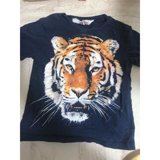 エイチアンドエム(H&M)のH＆M KIDS Tシャツ 半袖 黒 虎 タイガー(Tシャツ/カットソー)