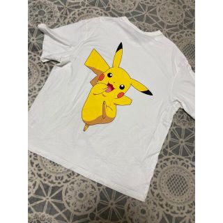 エイチアンドエイチ(H&H)のH&M ポケモンコラボ　ピカチュウプリント　Tシャツ　Lサイズ(Tシャツ/カットソー(半袖/袖なし))