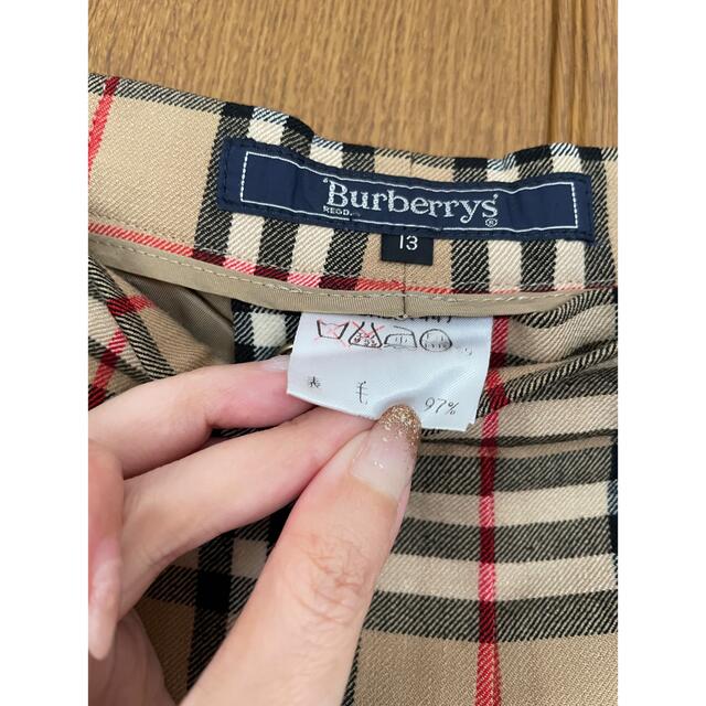 BURBERRY(バーバリー)の【美品】Burberryチェックウールパンツ レディースのパンツ(カジュアルパンツ)の商品写真