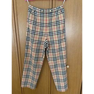 バーバリー(BURBERRY) チェックパンツ カジュアルパンツ(レディース)の 