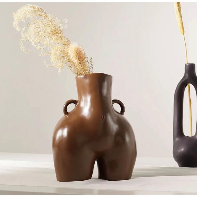 CIBONE(シボネ)のLOVE HANDLES VASE (CHOCOLATE) アニッサケルミッシュ インテリア/住まい/日用品のインテリア/住まい/日用品 その他(その他)の商品写真