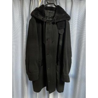 Yohji Yamamoto ヨウジヤマモト プールオム 05aw　麻コート