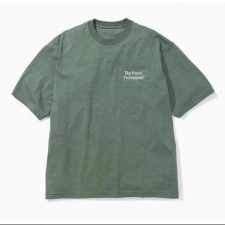 1LDK SELECT - ennoy Border T-Shirt (GREEN × WHITE) XL 