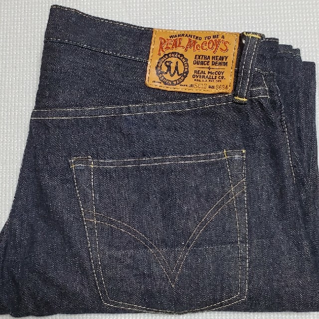 リアルマッコイズ S613 SADDLE PANTS W34 (リジット)