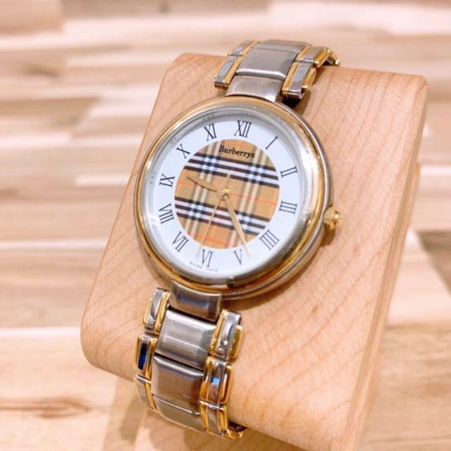 のある▽ BURBERRY バーバリー ノバチェック 腕時計 レディース 0ZJMq 
