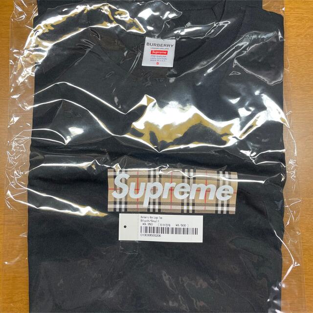 Supreme(シュプリーム)のsupreme burberry box logo tee Black tシャツ メンズのトップス(Tシャツ/カットソー(半袖/袖なし))の商品写真