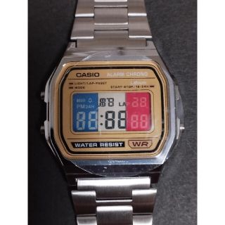 カシオ(CASIO)の新品❗【フランス国旗風】チープカシオ腕時計 A158WEA-9JF(腕時計(デジタル))