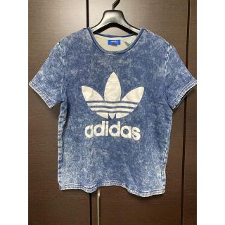 アディダス(adidas)のadidas デニム スウェット 半袖(Tシャツ(半袖/袖なし))