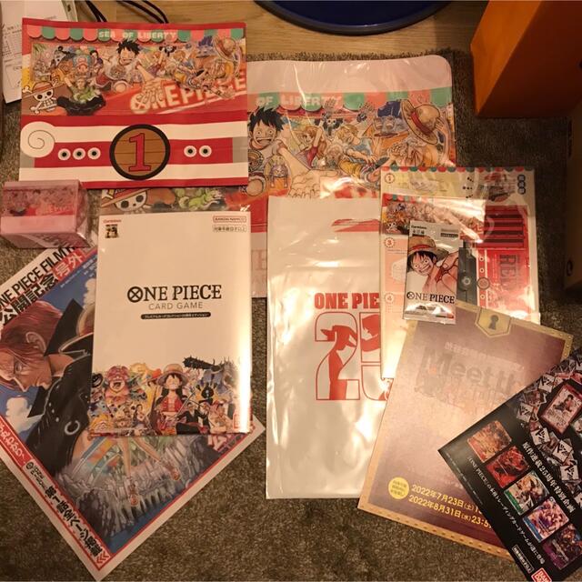 ワンピース連載25周年記念イベントmeet the one piece セット - カード