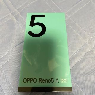 OPPO - 新品未開封 OPPO Reno5 A eSIM A103OP アイスブルーの通販 by ...