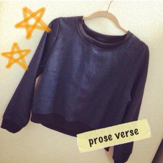 プロズヴェール(prose verse)のprose verse ジャガードトップ(カットソー(長袖/七分))