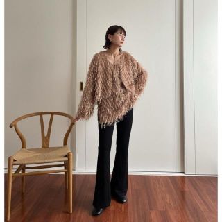 クラネ(CLANE)のclane  【新品タグ付】　SOFT JERSEY FLARE PANTS  (カジュアルパンツ)