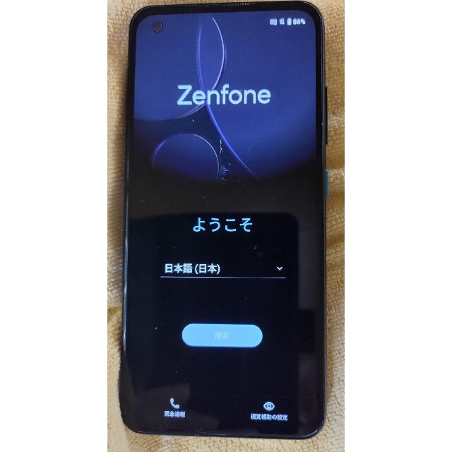 ASUS(エイスース)のASUS Zenfone8 ZS590KS 8GB/128GB 国内版中古美品 スマホ/家電/カメラのスマートフォン/携帯電話(スマートフォン本体)の商品写真