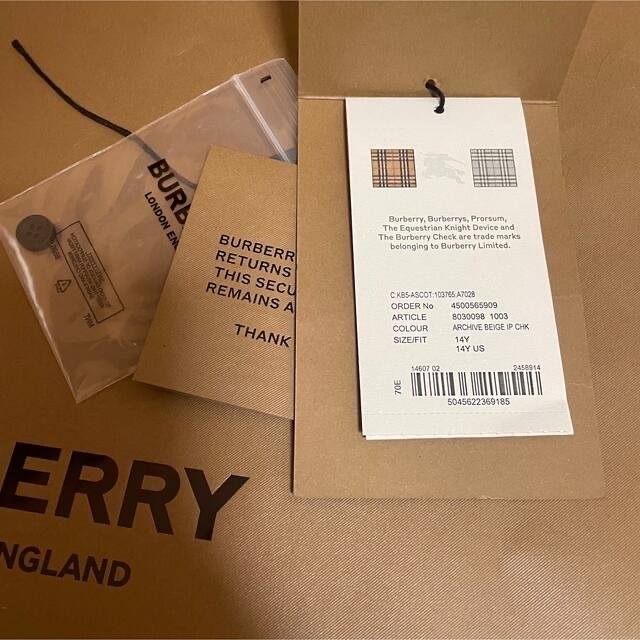 BURBERRY(バーバリー)のバーバリー ショートスリーブ ヴィンテージチェック＆レオパードプリント シャツ レディースのトップス(Tシャツ(半袖/袖なし))の商品写真