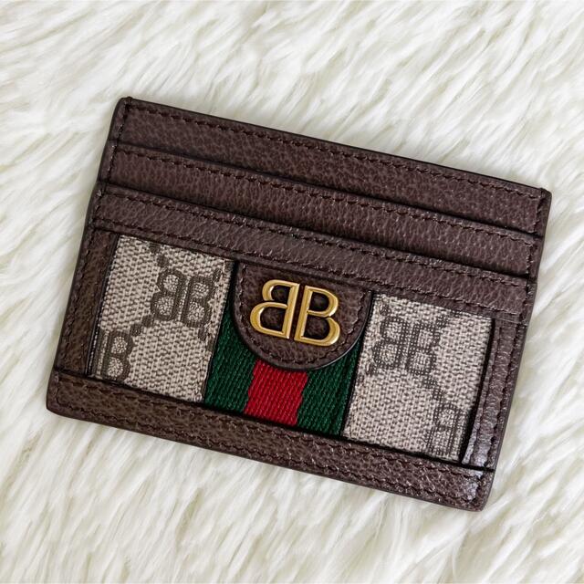 新品♡箱♡保存袋付♡限定コラボ♡バレンシアガ グッチ Hacker カード