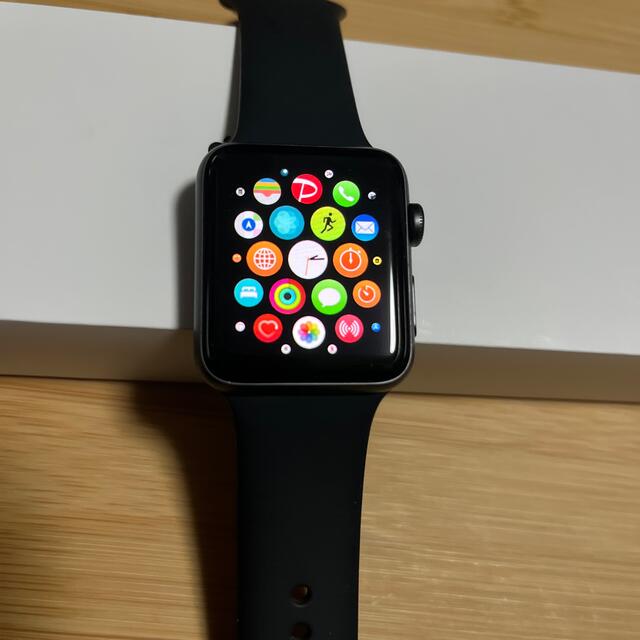 APPLE WATCH3 42 SGAL BK140-210 201709 - PC周辺機器