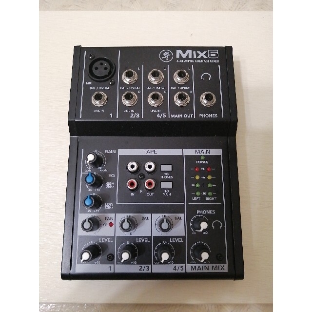 MACKIE　MIX5　ミキサー 楽器のレコーディング/PA機器(ミキサー)の商品写真
