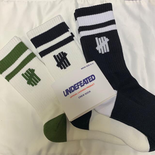 UNDEFEATED(アンディフィーテッド)のundefeated 靴下 ソックス アンディフィーテッド24.5-27.5cm メンズのレッグウェア(ソックス)の商品写真